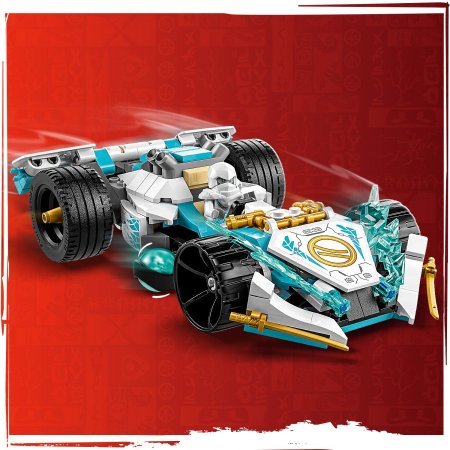 71791 LEGO® NINJAGO® Zane drakono galios Spinjitzu lenktynių automobilis 71791