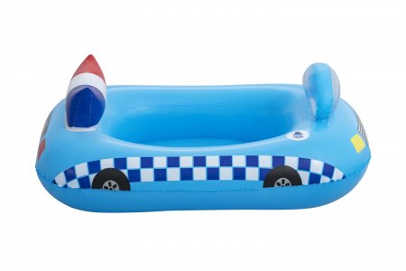 BESTWAY Funspeakers pripučiamas vaikiškas plaustas Police Car su garsu, 97cm x 74cm, 34153 34153