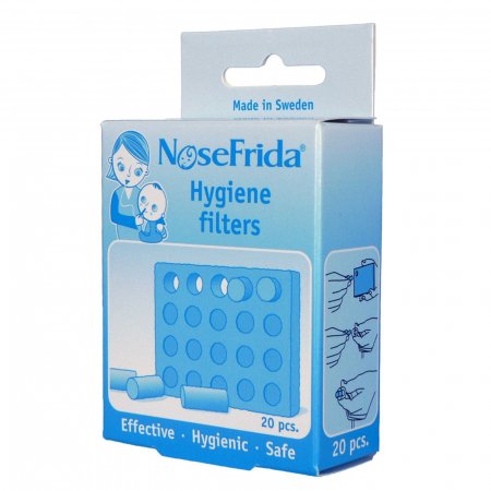 NOSEFRIDA higieniniai filtrai aspiratoriui 20 vnt. 7330304471156