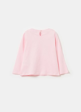 OVS marškinėliai ilgomis rankovėmis, šviesiai rožiniai, , 001967689 