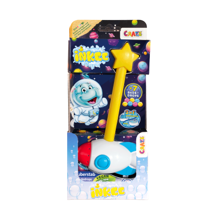 INKEE vonios žaislas su dažais Wand Rocket, 40447EN 