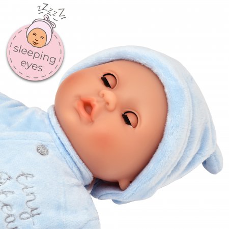 TINY TEARS minkšta lėlė-kūdikis, su mėlynais rūbeliais, 11013 11013