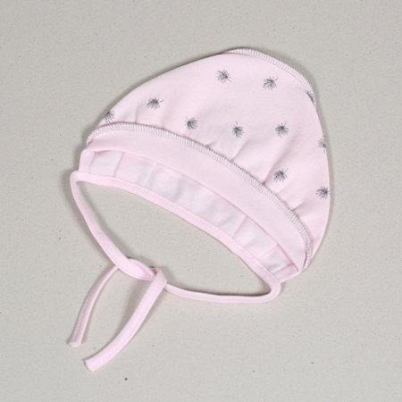 VILAURITA kepurė kūdikiui išvirkščiomis siūlėmis LIZETTE, rožinė, 44 cm, art 31 art 31