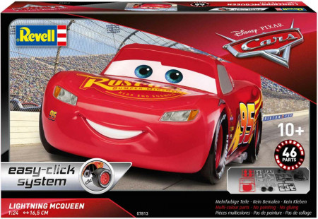 REVELL Rinkinys Cars 3 McQueen su šviesomis, 07813 07813