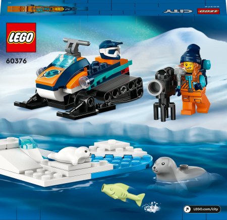 60376 LEGO® City Arkties tyrinėtojo sniegaeigis 60376