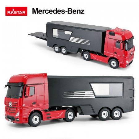 RASTAR 1:26 mastelio valdomas sunkvežimis Mercedes-Benz Container, D,  77720 77720
