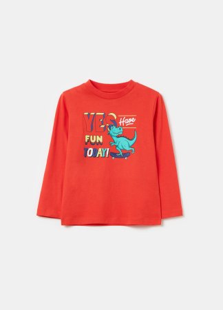 OVS marškinėliai ilgomis rankovėmis, oranžiniai, , 001939857 