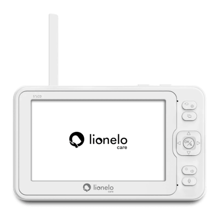 LIONELO mobili auklė su kamera, Babyline, LOC-BABYLINE 8.3 WHITE 