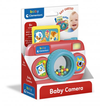 CLEMENTONI Baby žaislinis fotoaparatas Baby Camera, 17461 17461