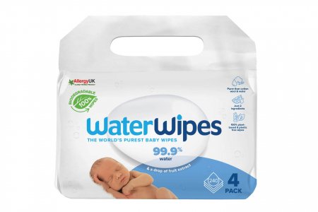 WATER WIPES drėgnos servetėlės, 4x60 vnt. 8021 8021