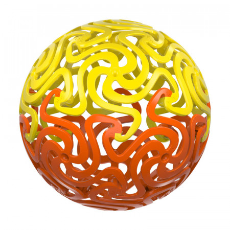 WABOBA Brain 3D dėlionė ir kamuolys viename 3 asort., W93 W93