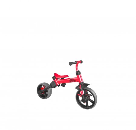 YVOLUTION balansinis dviratis YVelo Flippa, red/black, 101186 101186