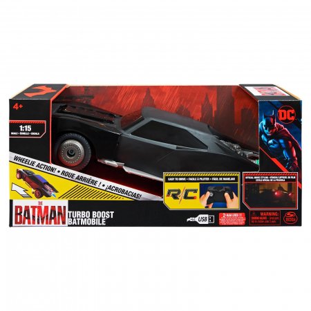 BATMAN 1:10 valdoma transporto priemonė Batmobile Turbo Boost, 6061300 6061300