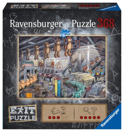 RAVENSBURGER dėlionė EXIT: In the toy factory, 368d., 16484 16484