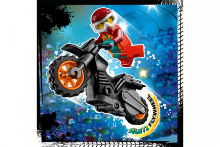 60311 LEGO® City Stunt Ugninis kaskadininkų motociklas 60311