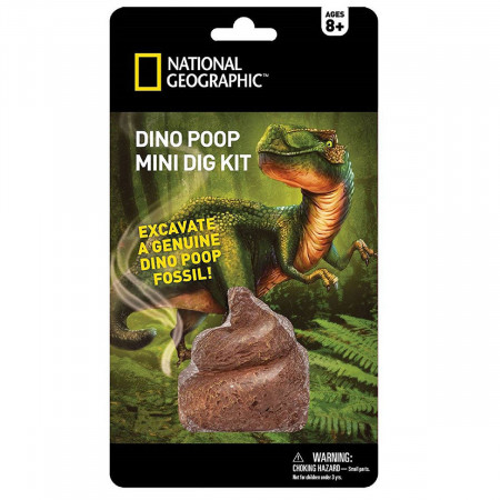 NATIONAL GEOGRAPHIC rinkinys Carded Mini Dig Dino 3Poop, NGMDIGPOOP NGMDIGPOOP