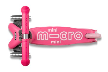 MICRO paspirtukas Mini Micro Deluxe LED Pink, MMD075 