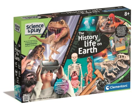 CLEMENTONI Science & Play eksperimentų rinkinys The History Of Life On Earth, 61396 