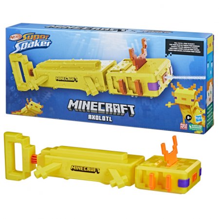 NERF SUPER SOAKER vandens šautuvas Minecraft Axolotl, F76015L0 F76015L0