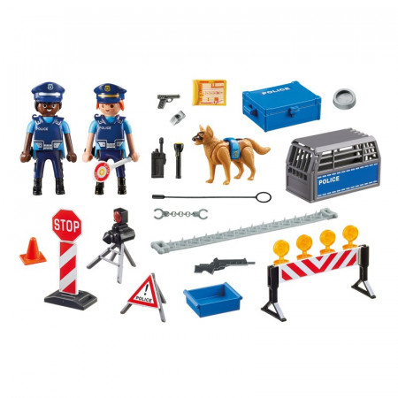PLAYMOBIL CITY ACTION Policijos patruliai ir kliūčių ruožas, 6924 6924