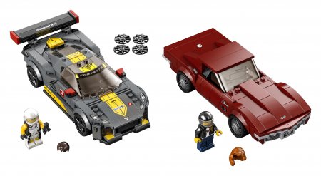 76903 LEGO® Speed Champions Chevrolet Corvette C8.R Race Car ir 1968 Chevrolet Corvette 76903