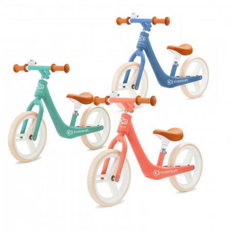 KINDERKRAFT Fly Plus balansinis dviratis, koralų sp., KKRFLPLCRL0000 KKRFLPLCRL0000