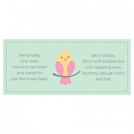TINY TEARS lėlė-kūdikis Teeny, 11000 11000