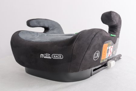 MILLI automobilinė kėdutė-busteris RACE ISOFIX, dark grey, CC15-R129 
