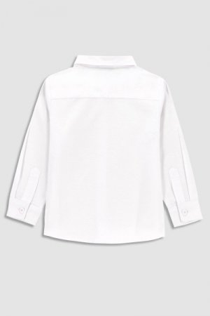 COCCODRILLO marškiniai ilgomis rankovėmis ELEGANT BABY BOY, balti, WC3136102EBB-001 WC3136102EBB-001-092