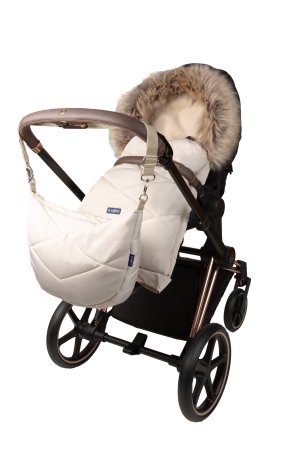 MILLI vokelis į vežimėlį su krepšeliu, GrowUP 4.0 wool premium, rose, 81/110x45 cm, 3-3-3-Z-M-095 