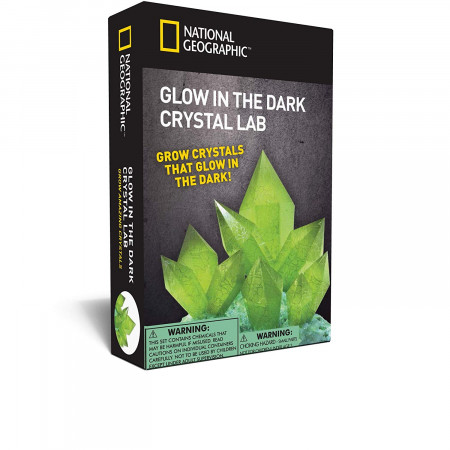 NATIONAL GEOGRAPHIC rinkinys Glow In Dark Crystal Green, NGGIDCRYSTAL NGGIDCRYSTAL