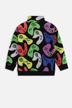 COCCODRILLO pullover with zipper GAMER BOY KIDS, multicoloured, WC4132201GBK-022-116, 116 cm 