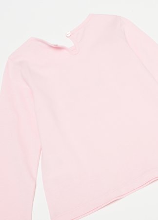 OVS marškinėliai ilgomis rankovėmis, šviesiai rožiniai, , 001967689 