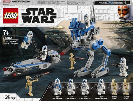 75280 LEGO® Star Wars™ 501-ojo legiono™ klonų kariai 75280
