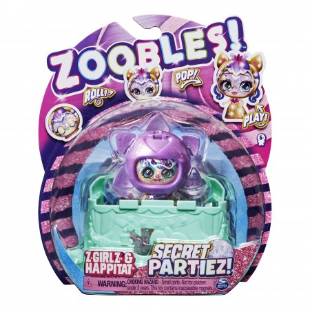 ZOOBLES figūrėlė Girls Secret Partiez, 2 serija, asort., 6061945 6061945