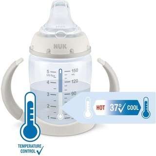 NUK mokomasis buteliukas su temperatūros kontrolės indikatoriumi FIRST CHOICE+, MINNIE, 150 ml, 6-18 m., SK67 SK67