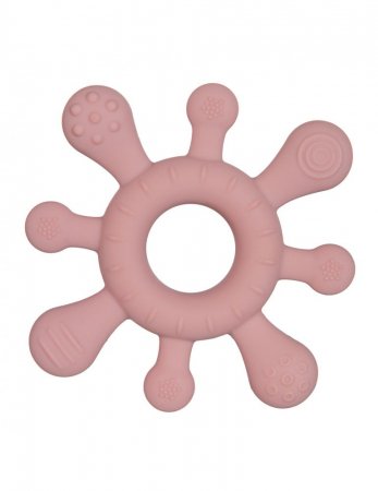 CANPOL BABIES silikoninis kramtukas, 3 mėn.+, rožinis, STARFISH, 80/307 80/307