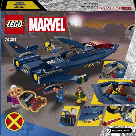76281 LEGO® Super Heroes Marvel Iksmenų X-Reaktyvinis Lėkuvas 
