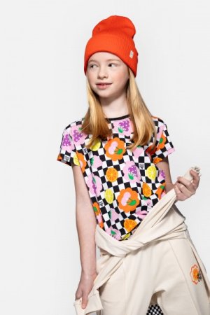 COCCODRILLO marškinėliai trumpomis rankovėmis LICENCE GIRL DISNEY, multicoloured, WC4143202LGD-022- 