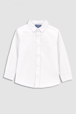 COCCODRILLO marškiniai ilgomis rankovėmis ELEGANT BABY BOY, balti, WC3136102EBB-001 WC3136102EBB-001-092