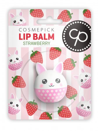 COSMEPICK lūpų balzamas,strawberry-scented, 3m+, 6g 5901752248533
