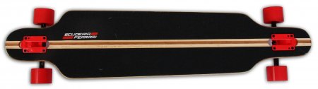 FERRARI bambukinė riedlentė Longboard, juoda, FBW15 FBW15