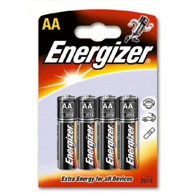 ENERGIZER baterijos LR6 AA, blister*4 
