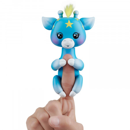 FINGERLINGS elektroninis žaislas žirafa Lil' G, mėlynas 3556 3556