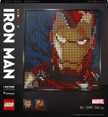 31199 LEGO® Art „Marvel Studios“ Geležinis žmogus 31199