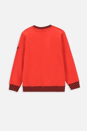 COCCODRILLO džemperis LICENCE BOY DISNEY, raudonas, WC4132101LBD-009- 