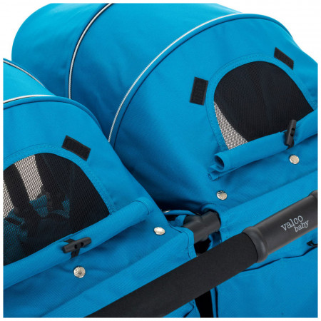 VALCO BABY vežimėlis dvynukams SNAP DUO, ocean blue, 9886 9886