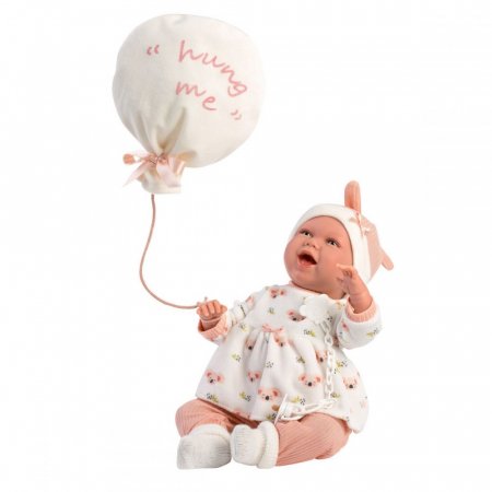 LLORENS kūdikis su balionėliu, 42 cm, 74096 74096