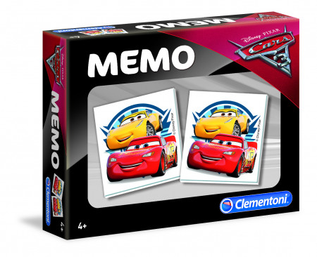 CLEMENTONI Games Lavinamasis žaidimas Memo Cars 3, 13279 13279