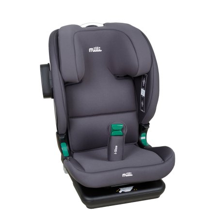 MILLI automobilinė kėdutė CLASSIC FIX 100-150 CM I-SIZE, anthrachite, VTN55L VTN55Lanth
